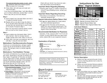 Milex Vaginal Dilators Directions for Use.pdf - CooperSurgical