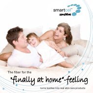 Home textile brochure smartcel™ sensitive