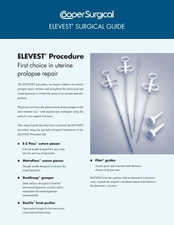 36598-DFU - CooperSurgical