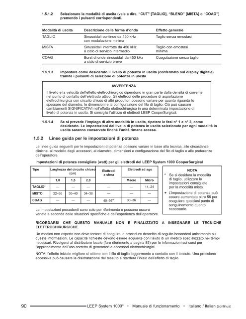 Operating Manual Bedienungsanleitung Manual ... - CooperSurgical