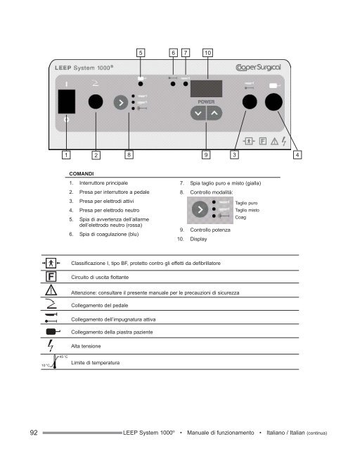 Operating Manual Bedienungsanleitung Manual ... - CooperSurgical