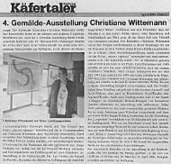 4. Gemälde-Ausstellung Christiane Wittemann