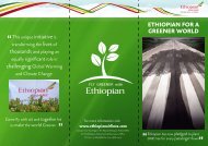 Download our Fly Greener Brochure - Ethiopian Airlines