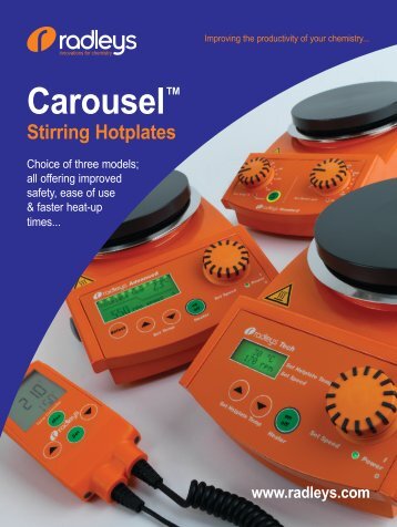 Carousel™ Stirring Hotplates - Pretech Instruments