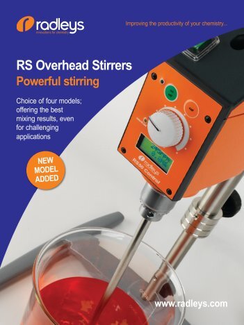 Over head stirres - Pretech Instruments