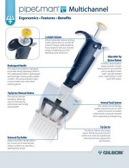 PIPETMAN L Multichannel Features and Benefits