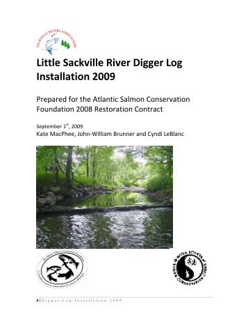 Little Sackville River Digger Log Installation 2009 - The Atlantic ...