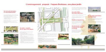 Le projet d'amÃ©nagement de l'espace Brotteaux Lyon ... - Grand Lyon