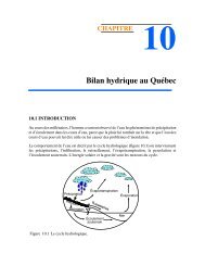 CH-10 Bilan hydrique au Québec