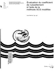 Évaluation du coefficient de ruissellement à l'aide de la méthode ...