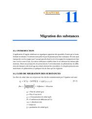 CH-11 Migration des substances - Université Laval