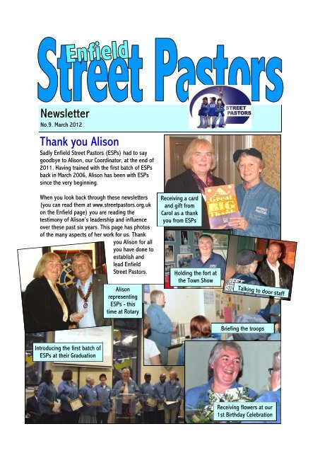 March 12 News - Street Pastors