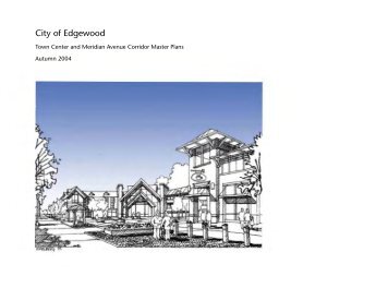 Town Center & Meridian Corridor - City of Edgewood