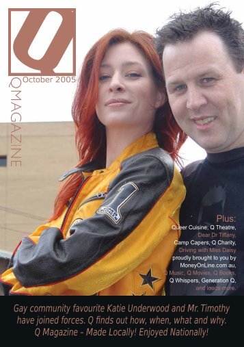 Gay community favourite Katie Underwood and Mr ... - Q Magazine