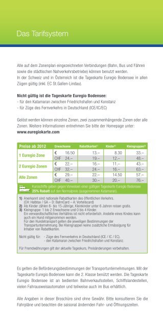 GRENZENLOSE REiSEfREihEit - Euregiokarte