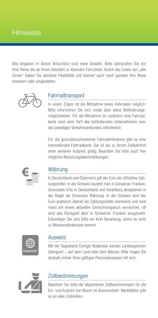 GRENZENLOSE REiSEfREihEit - Euregiokarte