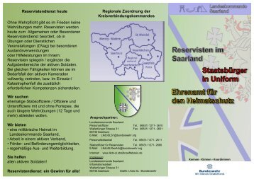 Reservisten im Saarland ( PDF , 777 kB)