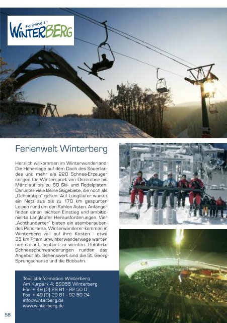 Wintersport-Arena Sauerland