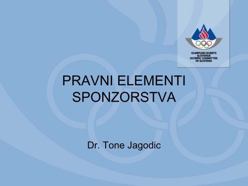 Sponzorstvo v Å¡portu - Strelska zveza Slovenije