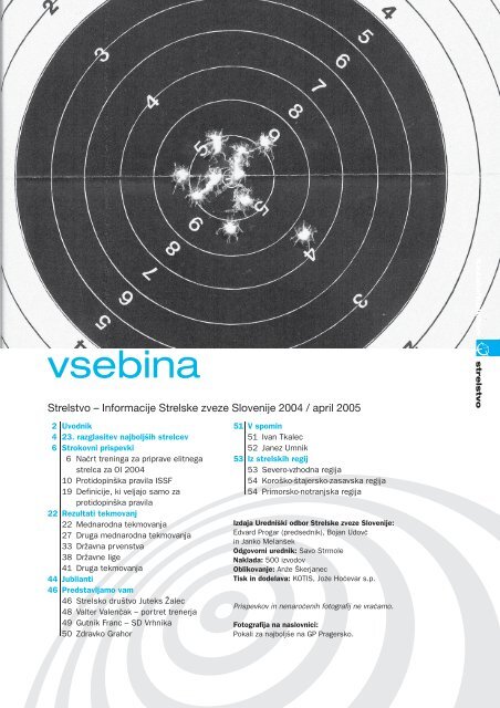 Revija Strelstvo 2004 - Strelska zveza Slovenije