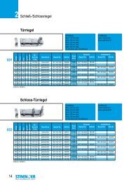 Katalogauszug Schlossriegel - Heinrich Strenger GmbH