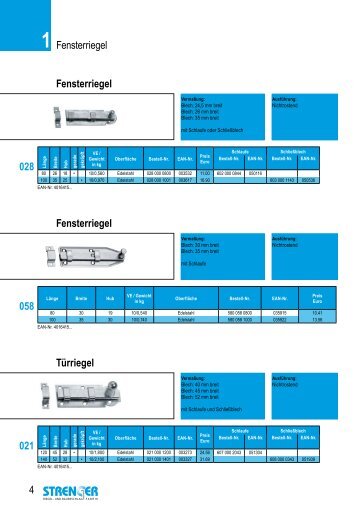 Katalog Edelstahl - Heinrich Strenger GmbH