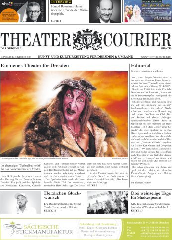 TheaterCourier - Ausgabe 10 - 30. August 2014 