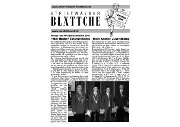 BLATTCHE - StrietwÃ¤lder BlÃ¤ttche