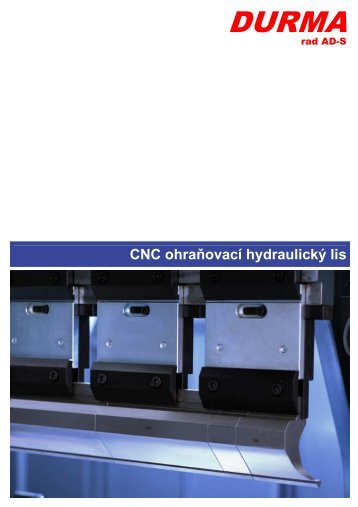 CNC ohraňovací hydraulický lis - Stroje Slovakia