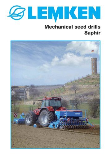 Mechanical seed drills Saphir