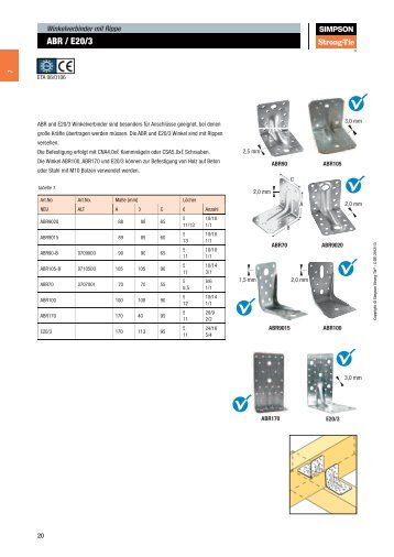 ABR / E20/3 - Simpson Strong-Tie