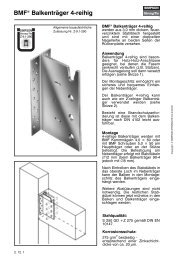 BMFÂ® BalkentrÃ¤ger 4-reihig - Simpson Strong-Tie