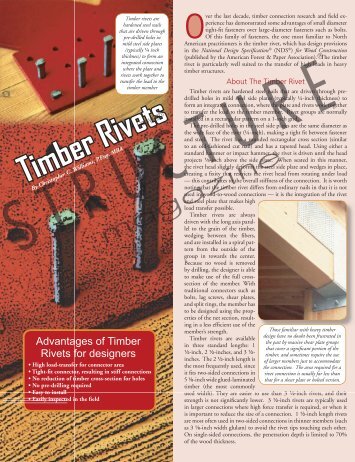 SF Timber Rivets by Chris Williams.indd - STRUCTUREmag