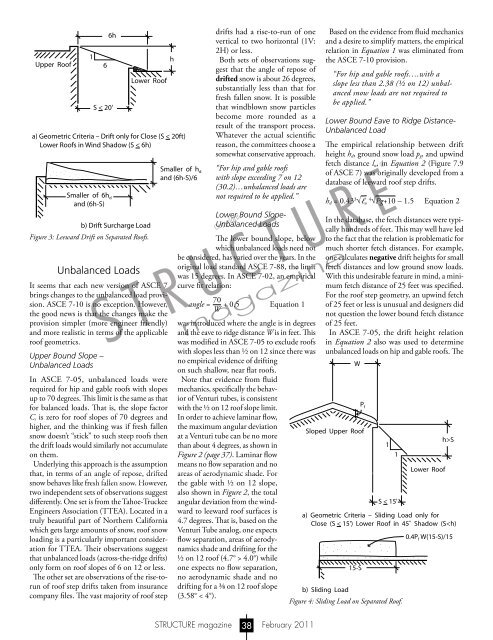 Snow & Rain Provisions in ASCE 7-10 fast - Structure Magazine