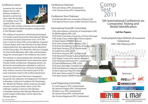 Comp Test 2011 - Centre of Structure Technologies