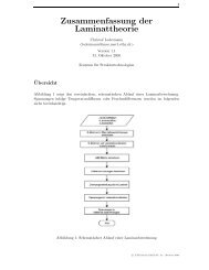 Zusammenfassung der Laminattheorie - ETH ZÃ¼rich