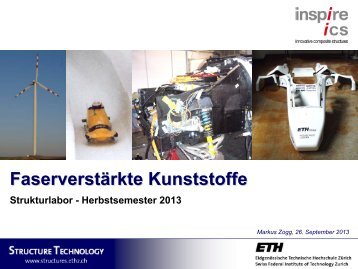 Faserverstärkte Kunststoffe - ETH - Composite Materials and ...