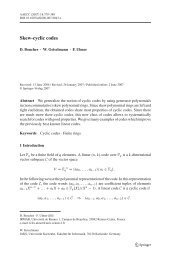 Skew-cyclic codes - UniversitÃ© de Rennes 1