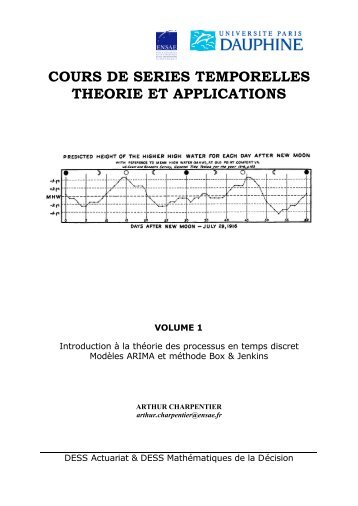 cours de series temporelles theorie et applications - Pages ...