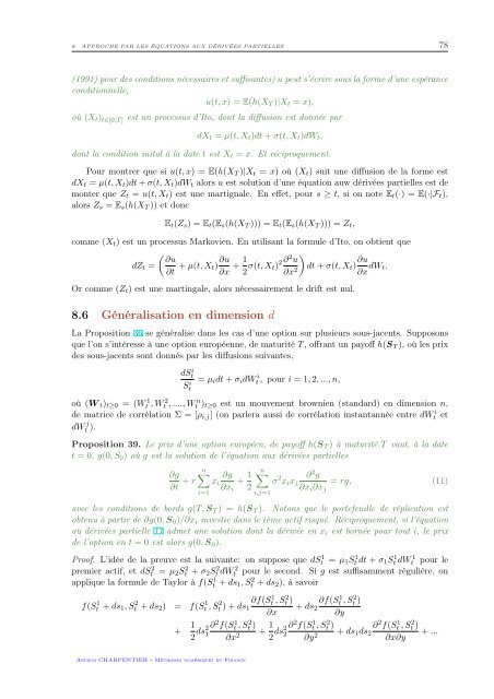 MÃ©thodes numÃ©riques en finance