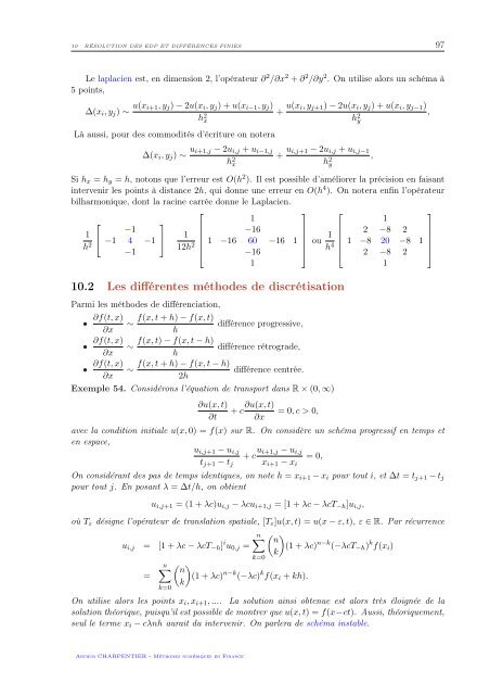 Méthodes numériques en finance
