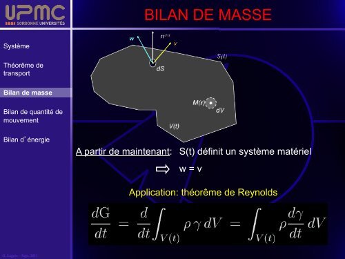 Transparents Cours1 - Master 2 en MÃ©canique des fluides et ...