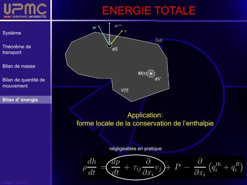 Transparents Cours1 - Master 2 en MÃ©canique des fluides et ...