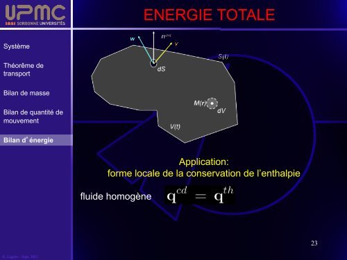 Transparents Cours1 - Master 2 en MÃ©canique des fluides et ...