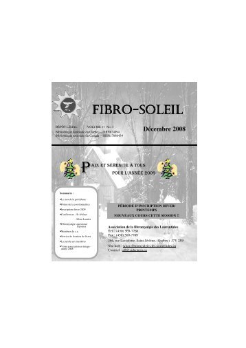 Consulter le Fibro Soleil intÃ©gral - Association de la fibromyalgie des ...