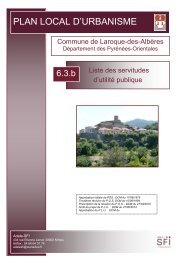 PLAN LOCAL D'URBANISME - Mairie de Laroque des AlbÃ¨res