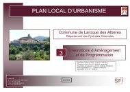 PLAN LOCAL D'URBANISME - Mairie de Laroque des AlbÃ¨res