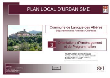 PLAN LOCAL D'URBANISME - Mairie de Laroque des AlbÃ¨res