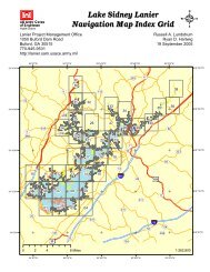 Lake Lanier Navigational Map Book 2005-09-19 - U.S. Army