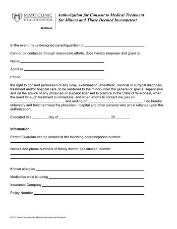 medical authorization